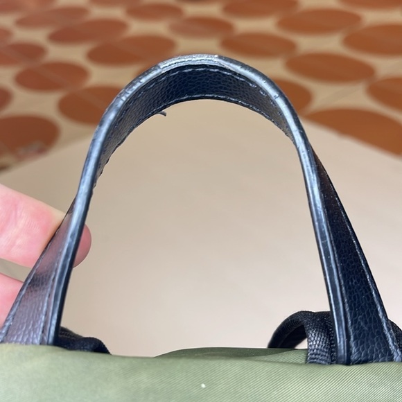 Kate Spade Small Olive Green Nylon Backpack Leather Straps main image 11